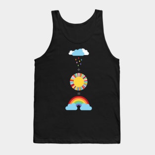 Rain + Sun = Rainbows Tank Top